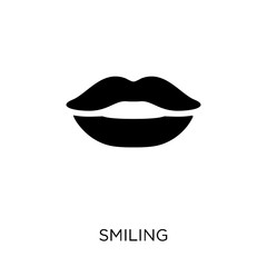 Smiling icon. Smiling symbol design from Dentist collection.