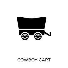 Cowboy Cart icon. Cowboy Cart symbol design from Desert collection.
