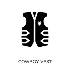 Cowboy Vest icon. Cowboy Vest symbol design from Desert collection.