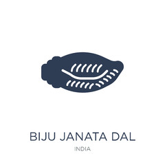 biju janata dal icon. Trendy flat vector biju janata dal icon on white background from india collection