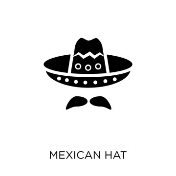 Mexican Hat icon. Mexican Hat symbol design from Desert collection.