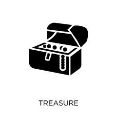 Treasure icon. Treasure symbol design from Desert collection.