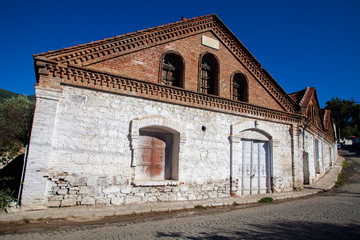 Fototapeta premium An historical olive oil factory in Edremit, Balikesir, Turkey.