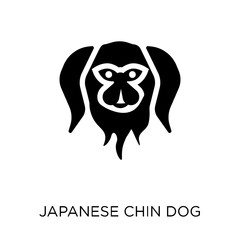 Obraz premium Japanese Chin dog icon. Japanese Chin dog symbol design from Dogs collection.