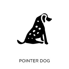 Pointer dog icon. Pointer dog symbol design from Dogs collection.