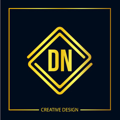 Obraz premium Initial Letter DN Logo Template Design