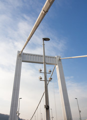Die Elisabethbr&uuml;cke in Budapest - Detailaufnahme
