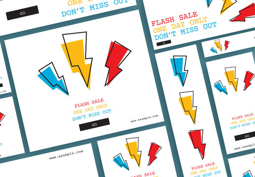 Flash Sale Web Banners Set