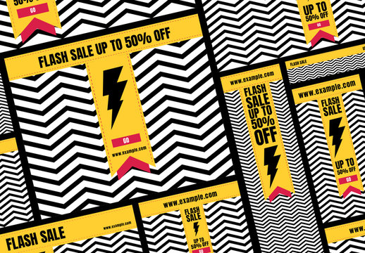 Flash Sale Web Banners Set