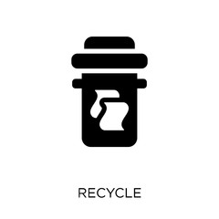 Recycle icon. Recycle symbol design from Ecology collection.
