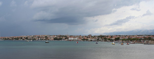 Paesaggio marino a fine estate