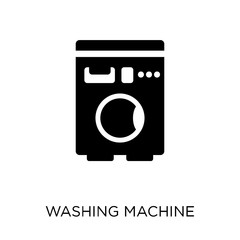 Washing machine icon. Washing machine symbol design from Electronic devices collection. Simple element vector illustration. Can be used in web and mobile.