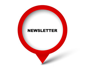 red vector banner newsletter