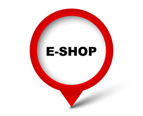 red vector banner eshop