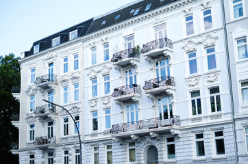 old architecture in Hamburg, Germany