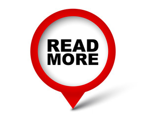 red vector banner read more