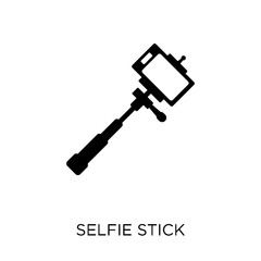 Selfie stick icon. Selfie stick symbol design from Entertainment collection. Simple element vector illustration. Can be used in web and mobile.