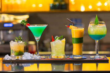 cocktails on the beach