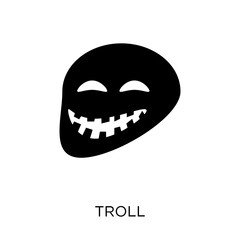 Troll icon. Troll symbol design from Fairy tale collection.