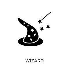 Wizard icon. Wizard symbol design from Fairy tale collection.