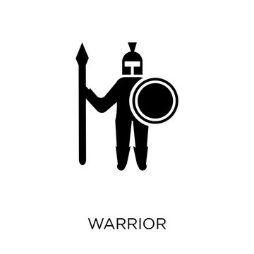 Warrior icon. Warrior symbol design from Fairy tale collection.