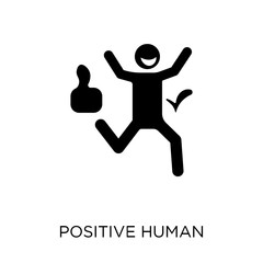 positive human icon. positive human symbol design from Feelings collection.