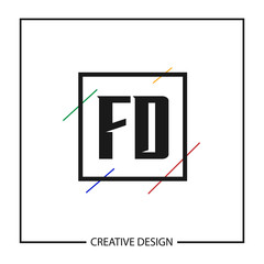 Initial Letter Logo FD Template Design