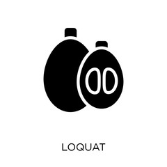 Loquat icon. Loquat symbol design from Fruitandvegetables collection.