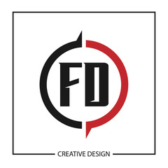 Initial Letter Logo FD Template Design