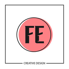 Initial Letter Logo FE Template Design