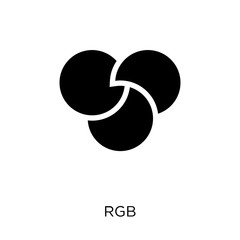 Rgb icon. Rgb symbol design from Geometry collection.