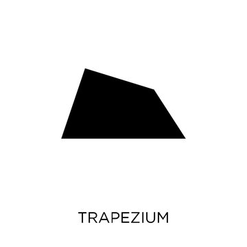 Trapezium icon. Trapezium symbol design from Geometry collection.