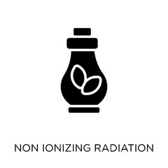 Non ionizing radiation icon. Non ionizing radiation symbol design from Health and medical collection.