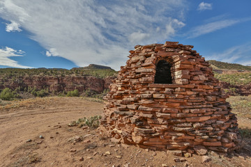 colorado navajo coke oven stone structure