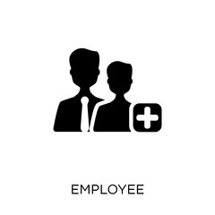 Employee icon. Employee symbol design from Human resources collection. Simple element vector illustration. Can be used in web and mobile.
