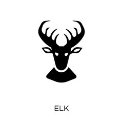 Elk icon. Elk symbol design from Animals collection.