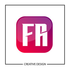 Initial Letter Logo FR Template Design