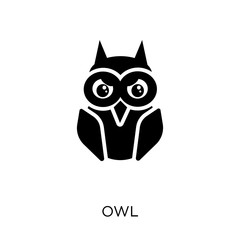 Owl icon. Owl symbol design from Animals collection.