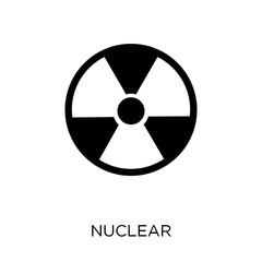 Nuclear icon. Nuclear symbol design from Army collection. Simple element vector illustration. Can be used in web and mobile.