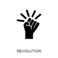 Fototapeta na wymiar Revolution icon. Revolution symbol design from Army collection. Simple element vector illustration. Can be used in web and mobile.