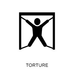 torture icon. torture symbol design from Army collection. Simple element vector illustration. Can be used in web and mobile.