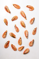 Shrimp isolated on white background