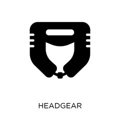 Headgear icon. Headgear symbol design from Gym and fitness collection.