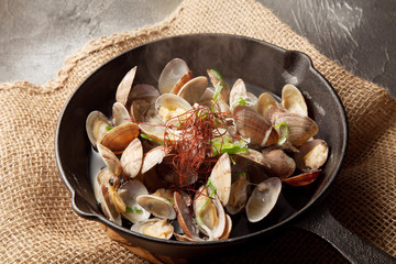 アサリの酒蒸し