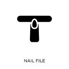 Nail file icon. Nail file symbol design from Hygiene collection.