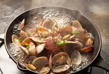 アサリの酒蒸し