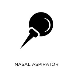 Nasal aspirator icon. Nasal aspirator symbol design from Hygiene collection.