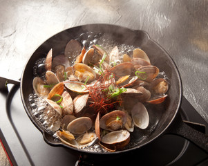 アサリの酒蒸し