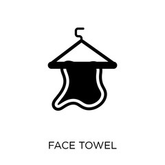 face towel icon. face towel symbol design from Hygiene collection.