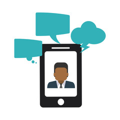 Smartphone business chat